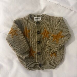 Bobo Choses Olive Knit Cardigan